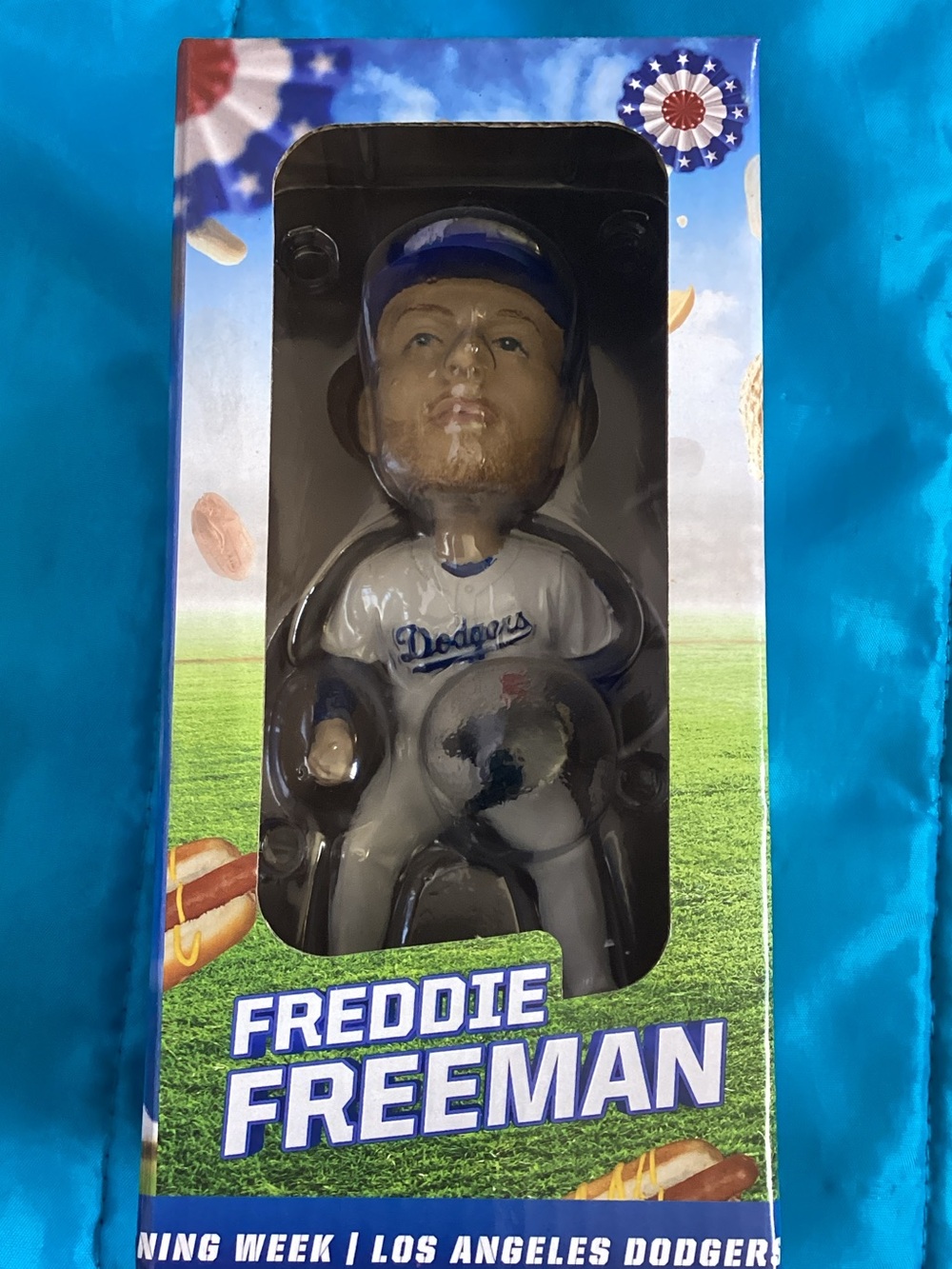 Freddie Freeman Los Angeles Dodgers Bobblehead - White/Blue
